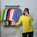 تیشرت بیگ سایز آستین سه ربع آراتین کد 004 (عمده)