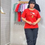 تیشرت بیگ سایز دیوان لاتین و گل (عمده)