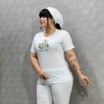 تیشرت یقه گرد آراتین طرح KITTEN (عمده)