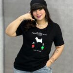تیشرت آستین کوتاه آراتین مدل سگ و تلفن (عمده)