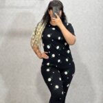 ست تیشرت و شلوارک زنانه آراتین مدل گل های بابونه (عمده)