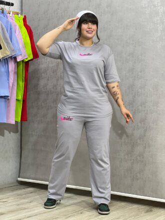 ست تیشرت و شلوار زنانه دیوان مدل Nike (عمده)