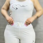 ست تاپ بندی و شورتک زنانه آراتین مدل قلب و سیمرغ (عمده)