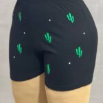 شورتک نواری نخ پنبه آراتین مدل کاکتوس تمام چاپ (عمده)