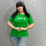 تیشرت یقه گرد آراتین گربه و ماهی آویزان (عمده)