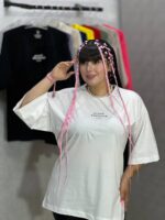 تیشرت باکسی لانگ آراتین مدل whatever