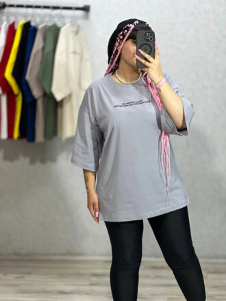 تیشرت باکسی لانگ آراتین مدل declutter