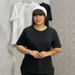 تیشرت بیگ سایز یقه گرد آراتین مدل بیسیک (عمده)