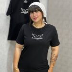 تیشرت یقه گرد آراتین انجل و لاتین (عمده)