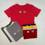 تیشرت یقه گرد آراتین طرح کوآلا و پاندا (عمده)