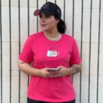 تیشرت یقه گرد آراتین طرح گربه و فنجان (عمده)