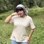 تیشرت یقه گرد آراتین طرح FAITH (عمده)