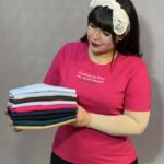 تیشرت یقه گرد آراتین طرح لاتین قلب کوچک (عمده)