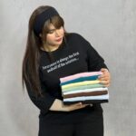 تیشرت باکسی زنانه دیوان مدل لاتین وسط (عمده)